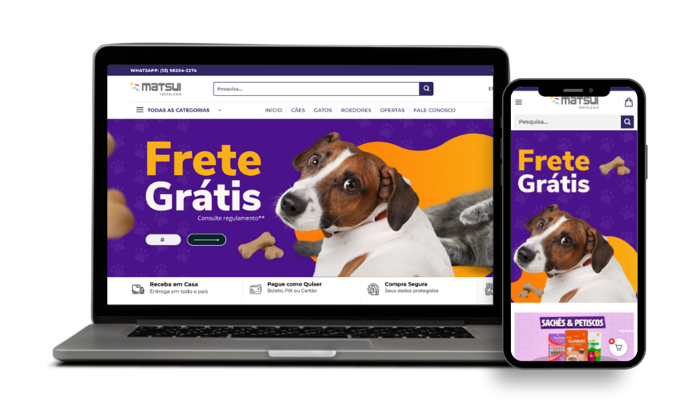 Loja Virtual Pronta para Petshops de Luxo – Woocommerce
