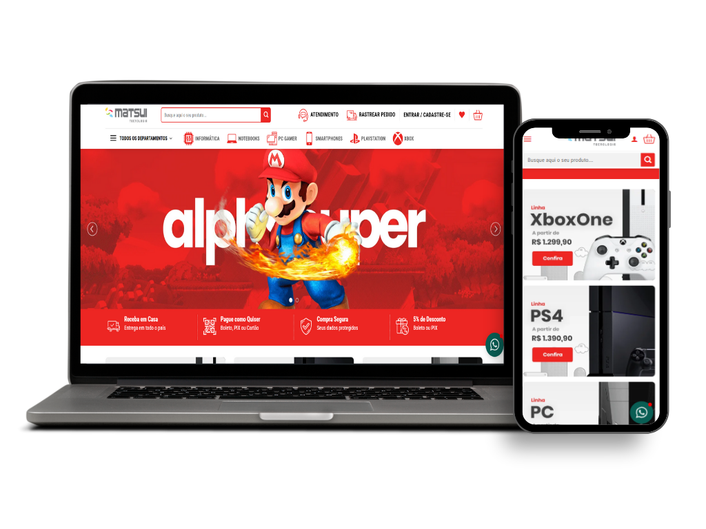 Loja Virtual para Eletronicos  com Woocommerce