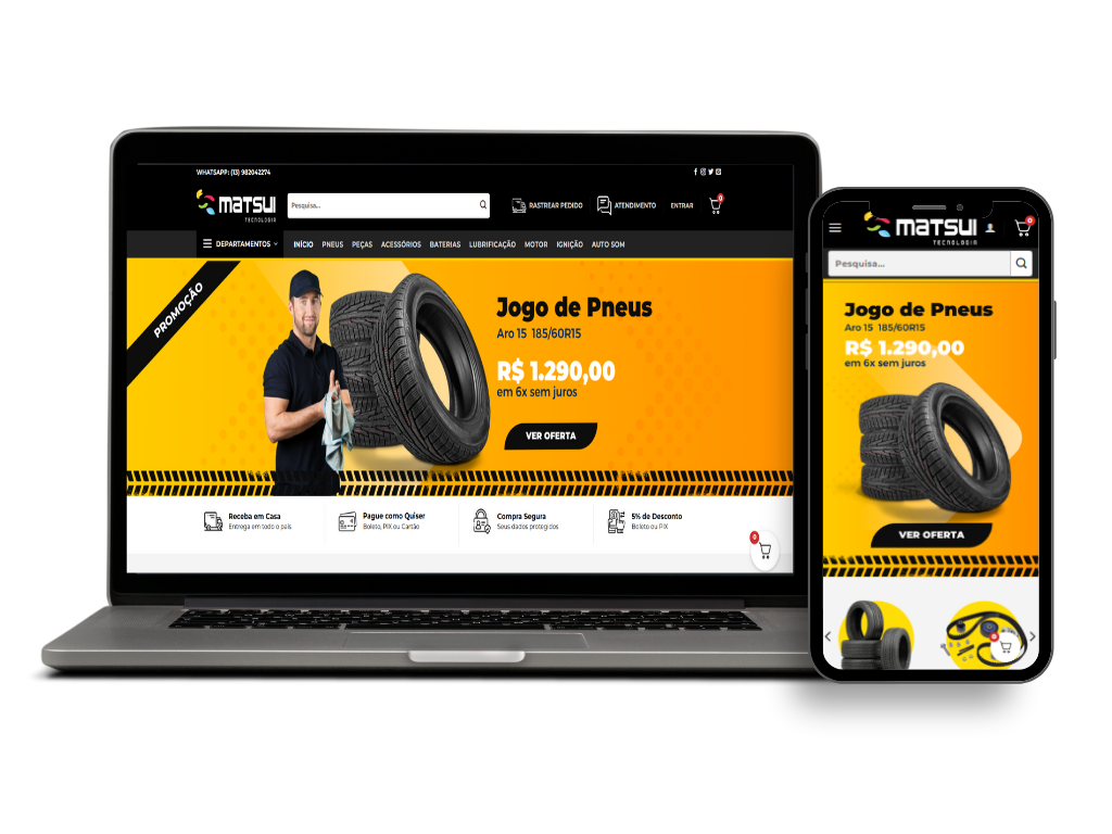 Loja Virtual para Auto Peças para Woocommerce